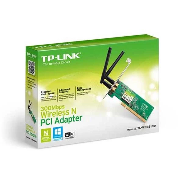 TP LINK WN851ND 300MBPS WIRELESS N PCI ADAPTER