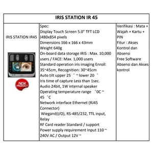 Suprema Iris Station IR 45